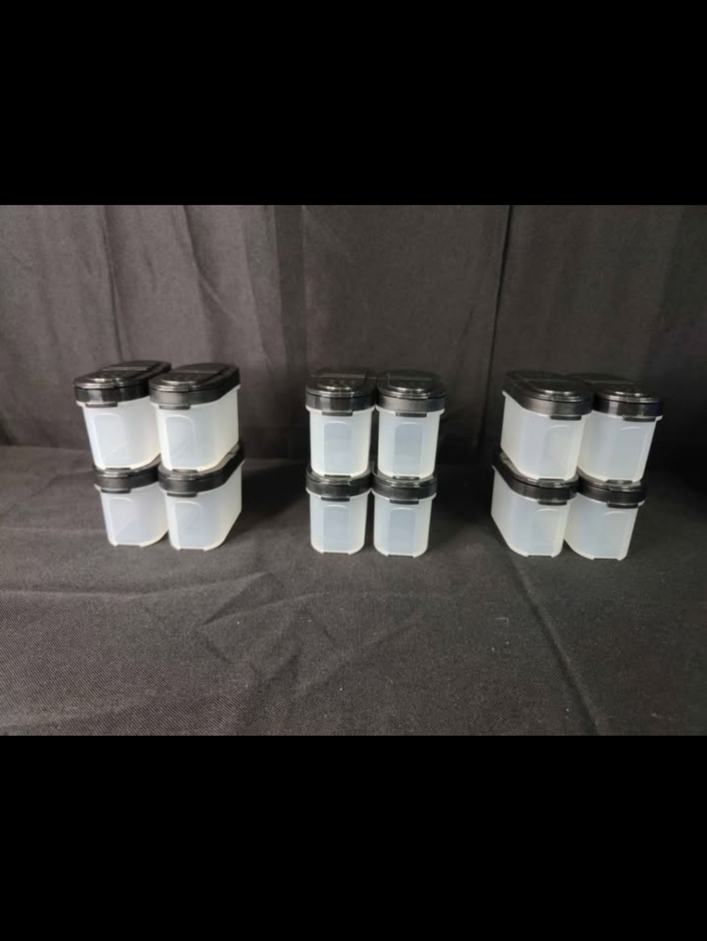Set Of Four New Tupperware Spice Shakers